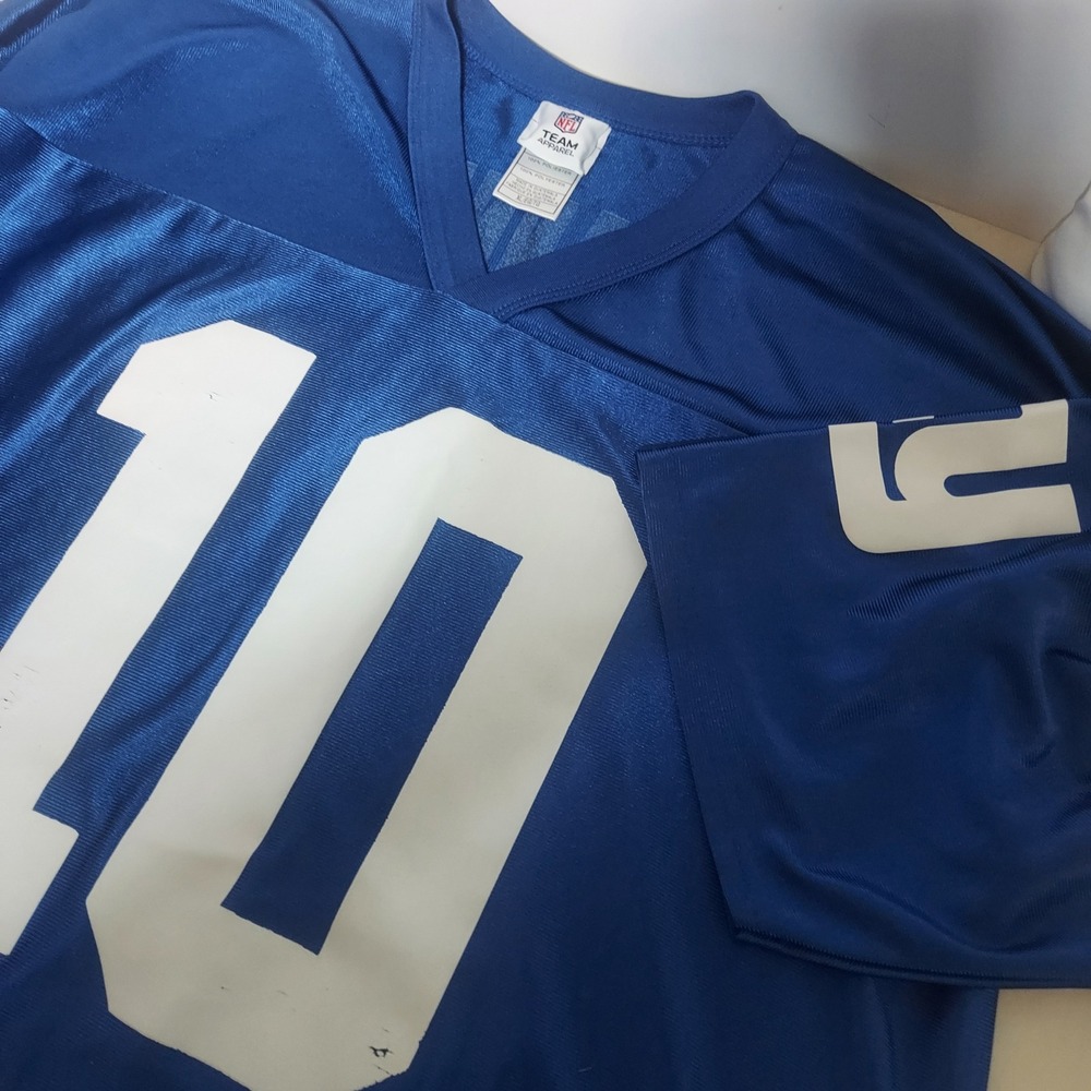 NFL New York Giants Eli‎ Manning 10 Football Jersey Adult XL Polyester Read!
